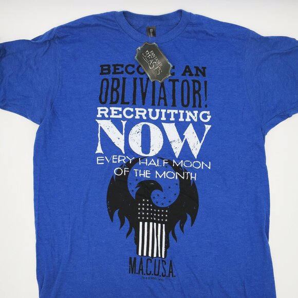 NWT Fantastic Beasts Obliviator Recruiting T-Shirt Large Loot Crate Exclusive - Picture 2 of 6